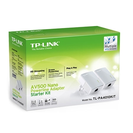 TP-Link TL-PA4010KIT Nano Powerline Adapter Kit 500Mbps - Image 4