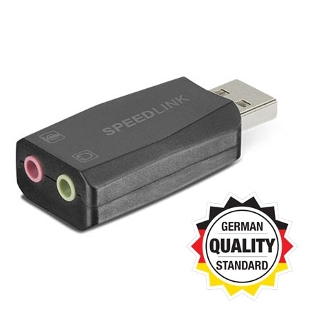 Zvučna kartica SPEEDLINK VIGO USB Sound Card, black, SL-8850-BK-01 - Image 10