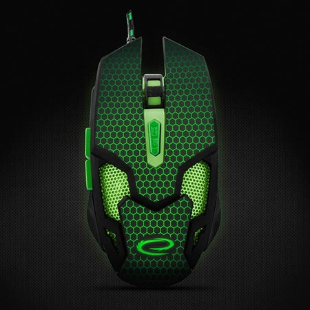 Miš ESPERANZA GAMING COBRA 6D MX207, 2400dpi, GREEN, ergonomic, EGM207G - Image 9