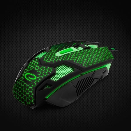 Miš ESPERANZA GAMING COBRA 6D MX207, 2400dpi, GREEN, ergonomic, EGM207G - Image 10