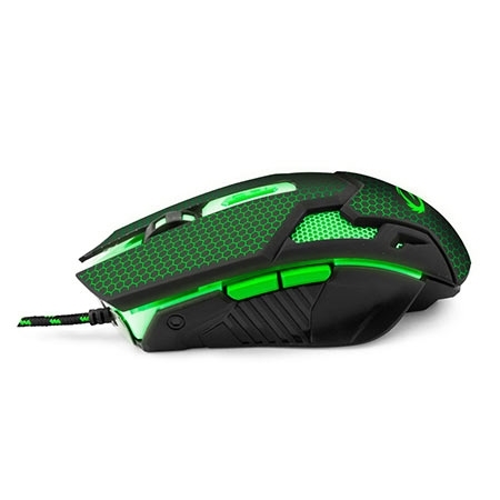 Miš ESPERANZA GAMING COBRA 6D MX207, 2400dpi, GREEN, ergonomic, EGM207G - Image 15