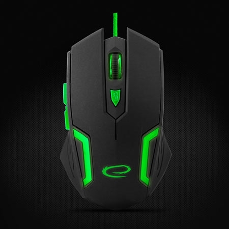 Miš ESPERANZA GAMING FIGHTER 6D MX205, GREEN, 2400dpi, ergonomic, EGM205G - Image 9