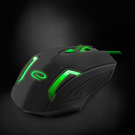 Miš ESPERANZA GAMING FIGHTER 6D MX205, GREEN, 2400dpi, ergonomic, EGM205G - Image 11