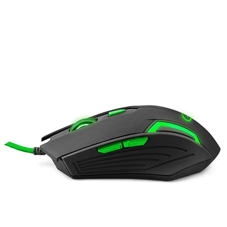 Miš ESPERANZA GAMING FIGHTER 6D MX205, GREEN, 2400dpi, ergonomic, EGM205G - Image 14