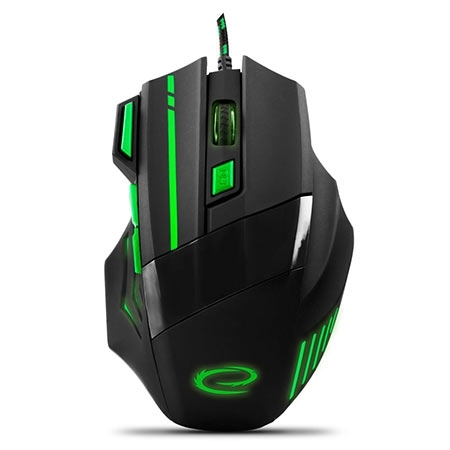 Miš ESPERANZA GAMING WOLF 7D MX201, green, 2400dpi, double-click, ergonomic, EGM201G - Image 13