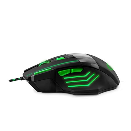 Miš ESPERANZA GAMING WOLF 7D MX201, green, 2400dpi, double-click, ergonomic, EGM201G - Image 14