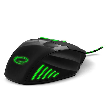Miš ESPERANZA GAMING WOLF 7D MX201, green, 2400dpi, double-click, ergonomic, EGM201G - Image 15