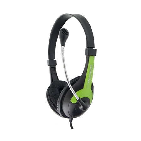 Slušalica sa mikrofonom ESPERANZA ROOSTER, volume control, green, EH158G - Image 5