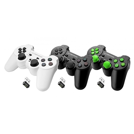 Game Pad ESPERANZA GLADIATOR, vibration, PS3/PC, wireless, black, EGG108K - Image 3