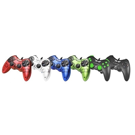 Game Pad ESPERANZA FIGHTER, vibration, PC, USB, blue, EGG105B - Image 4