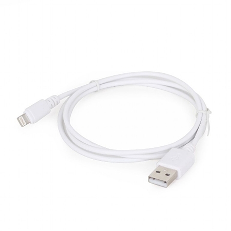 USB 2,0 kabal sync and charging iPhone, white, 2m, GEMBIRD CC-USB2-AMLM-2M-W - Image 4