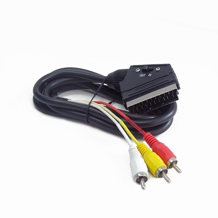 Bidirectional RCA to SCART audio-video cable, 1.8 m, GEMBIRD CCV-519-001 - Image 3