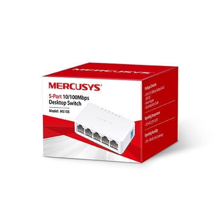 SWITCH 5 portni 10/100 Mercusys MS105 - Image 3