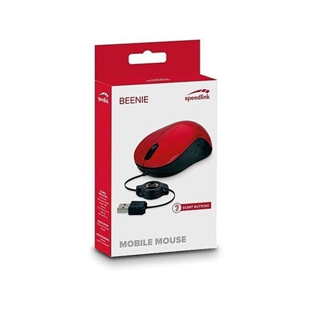 Miš SPEEDLINK BEENIE Mobile USB, red, SL-610012-RD - Image 6