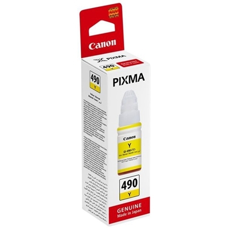 Tinta Canon GI490Y YELLOWza printer Canon G1400, G2400, G3400(0666C001AA) - Image 3