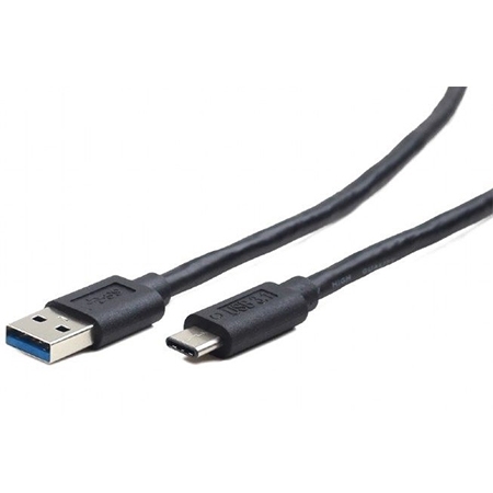 USB 3.0 kabal AM to Type-C AM/CM, 0,5m, BLACK, GEMBIRD CCP-USB3-AMCM-0.5M - Image 3
