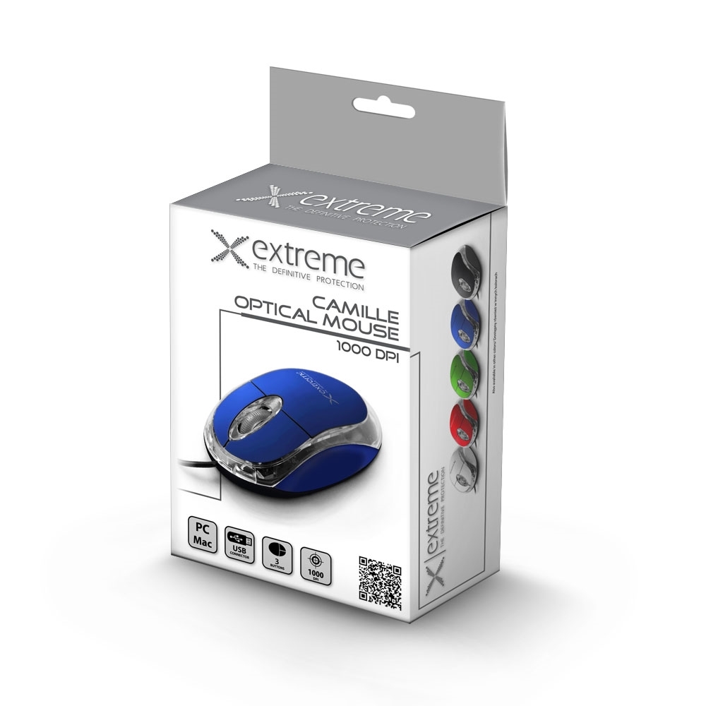 Miš EXTREME 3D, illuminated, USB, Optical, 1000dpi, blue, XM102B - Image 4