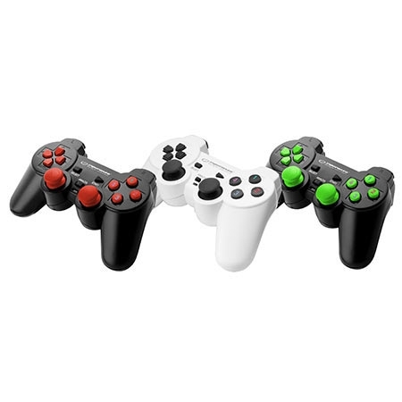 Game Pad ESPERANZA CORSAIR, vibration, PS2/PS3/PC, USB, black/white, EGG106W - Image 7