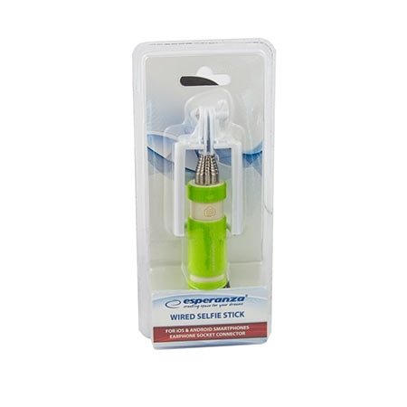 Univerzalni mini džepni SELFIE štap monopod ESPERANZA, green, EMM118G - Image 4