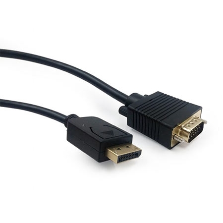 DisplayPort adapter kabal na VGA GEMBIRD 1.8m, DP male to VGA male CCP-DPM-VGAM-6 black - Image 2