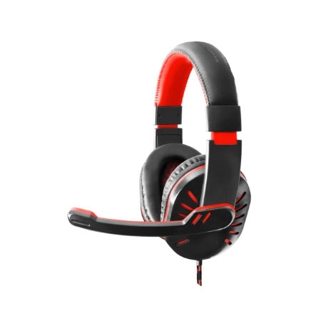 Slušalice sa mikrofonom ESPERANZA CROW, gaming, red, volume control, EGH330R - Image 2