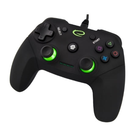 Game Pad ESPERANZA VANQUISHER, USB, vibration, PC/PS3, black, EGG110K - Image 2
