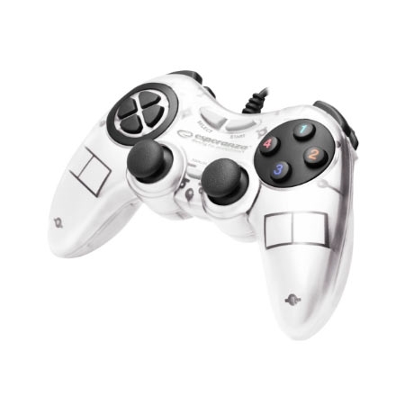 Game Pad ESPERANZA FIGHTER, vibration, PC, USB, white, EGG105W - Image 2