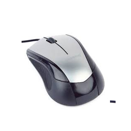 Miš GEMBIRD MUS-3B-02-BG, optical, black/space gray, 1000dpi, 3 button - Image 3