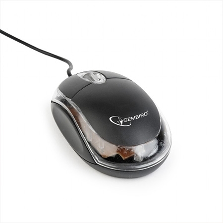 Miš GEMBIRD MUS-U-01-BKT, USB, optical, black - Image 3