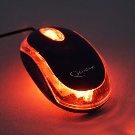 Miš GEMBIRD MUS-U-01-BKT, USB, optical, black - Image 4