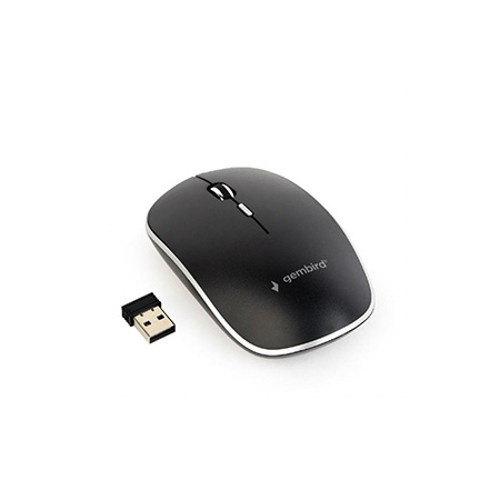 Miš GEMBIRD MUSW-4B-01, wireless , optical, black, up to 1600 dpi - Image 3