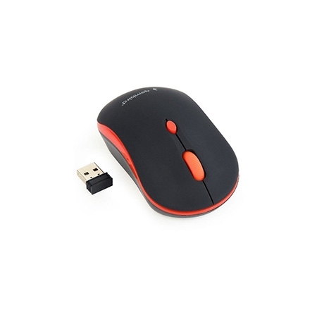 Miš GEMBIRD MUSW-4B-03-R, wireless , optical, black/red, up to 1600 dpi - Image 4
