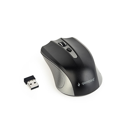 Miš GEMBIRD MUSW-4B-04-GB, wireless , optical, space gray/black, up to 1600 dpi - Image 3