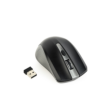Miš GEMBIRD MUSW-4B-04-GB, wireless , optical, space gray/black, up to 1600 dpi - Image 4