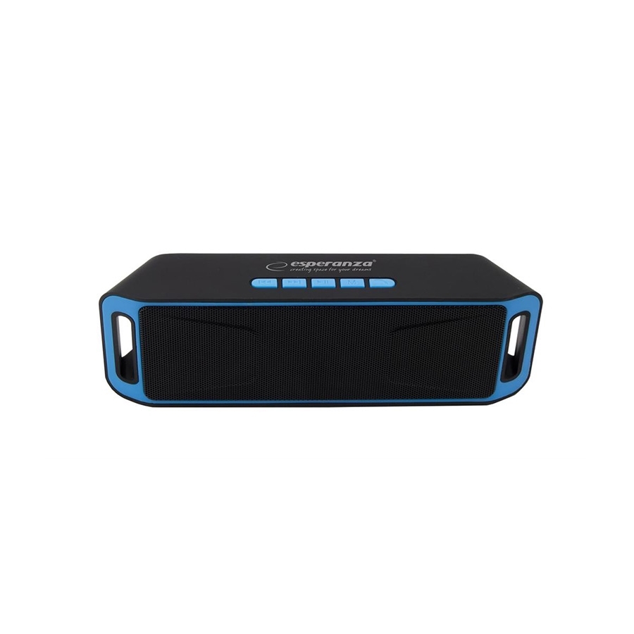 Zvučnik BLUETOOTH ESPERANZA FOLK, FM radio, microSD, USB, black blue, EP126KB - Image 4