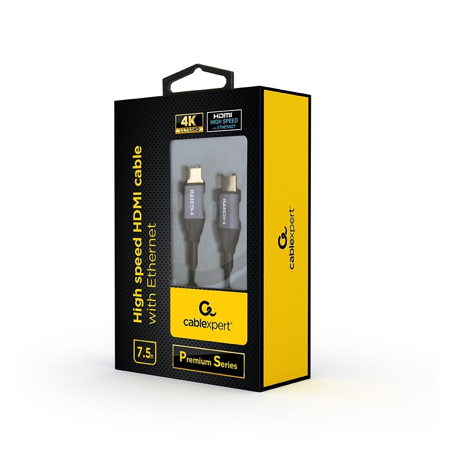 HDMI kabl GEMBIRD, High speed with Ethernet "Premium series", 7,5 m, CCBP-HDMI-7.5M - Image 3
