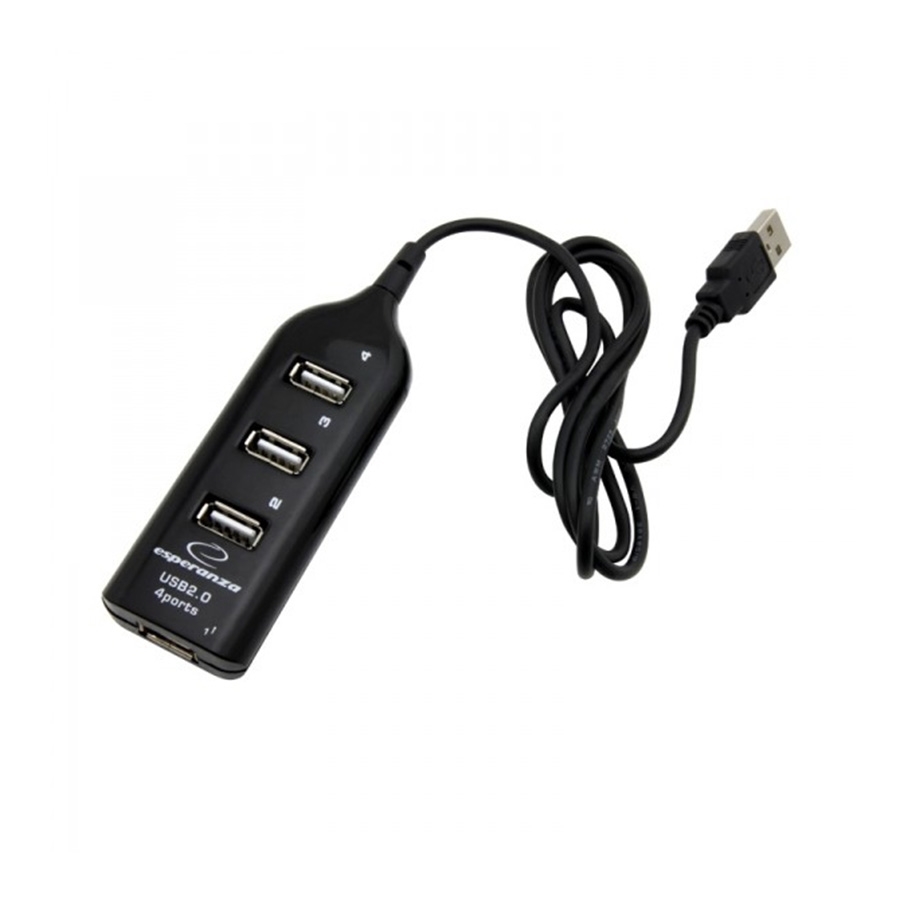 USB HUB ESPERANZA, 4 PORT USB 2.0 EA116 - Image 3