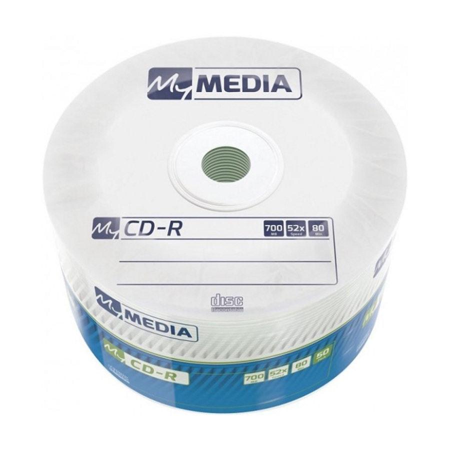CD-R,MYMEDIA, 700 MB,52X,spindle 50 kom WRAP,69201 - Image 2
