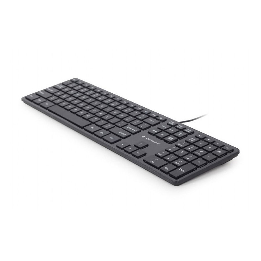 Tastatura GEMBIRD Multimedia chocolate, KB-MCH-02 USB, USA layout - Image 4