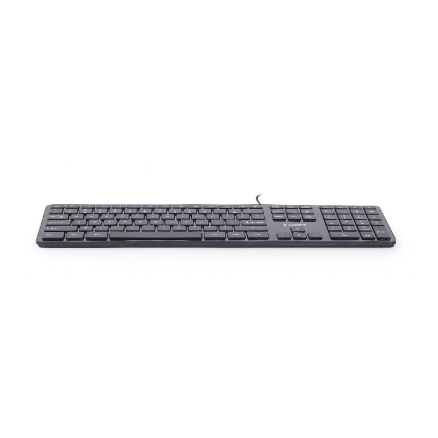 Tastatura GEMBIRD Multimedia chocolate, KB-MCH-02 USB, USA layout - Image 5