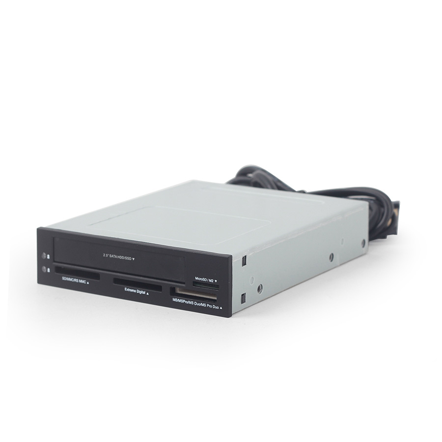 Card-reader GEMBIRD FDI2-ALLIN1-03 Internal USB card reader/writer with SATA port, black - Image 4