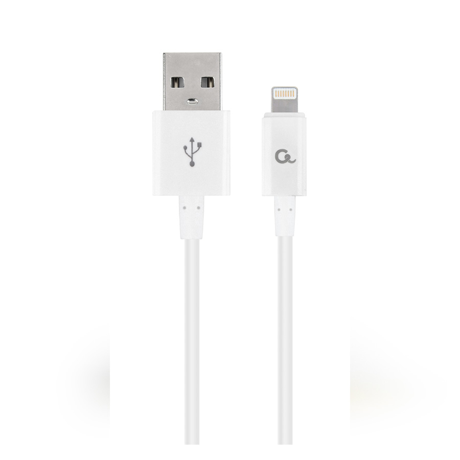 USB 2.0 kabl iPhone 8-pin charging and data cable, 2 m, white CC-USB2P-AMLM-2M-w - Image 4