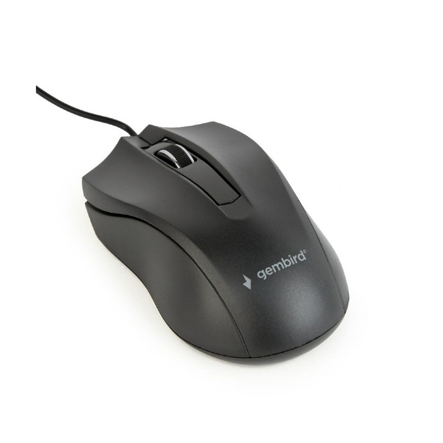 Miš GEMBIRD MUS-3B-01, optical, black, 1000dpi, 3 button - Image 3