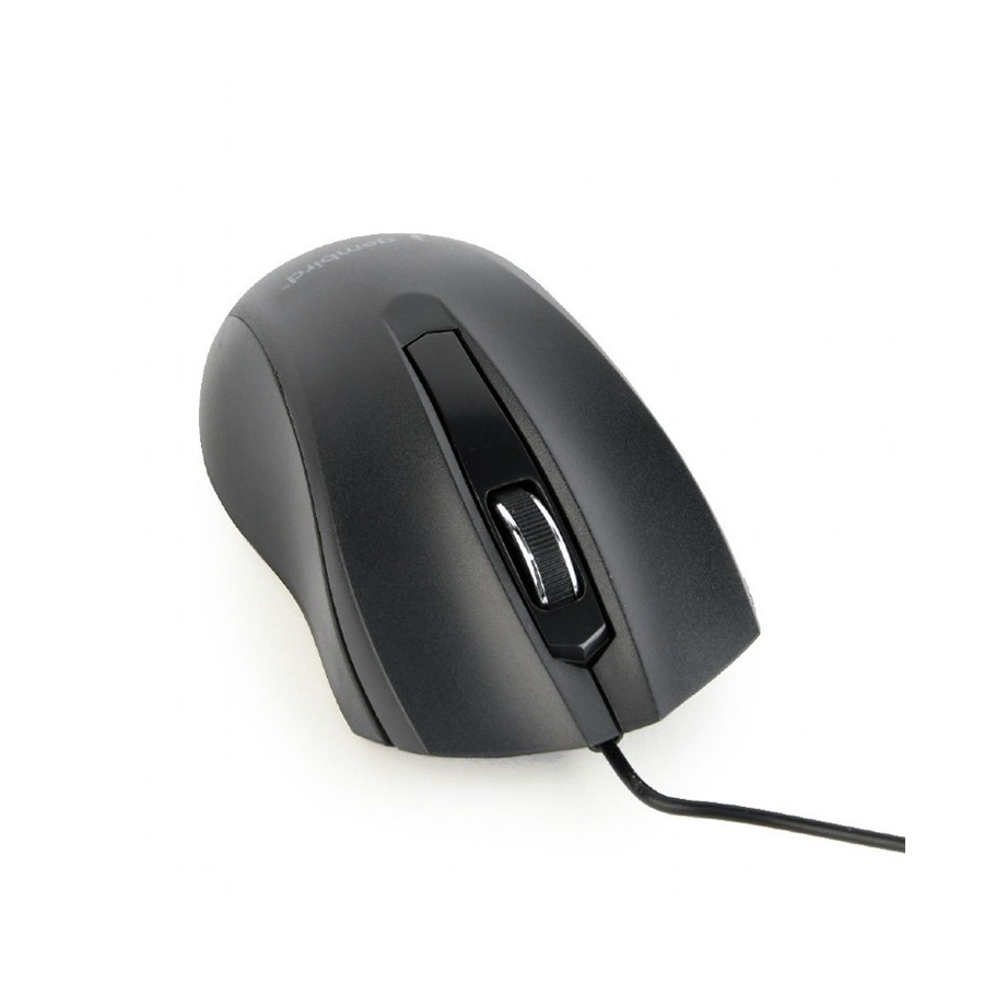 Miš GEMBIRD MUS-3B-01, optical, black, 1000dpi, 3 button - Image 4