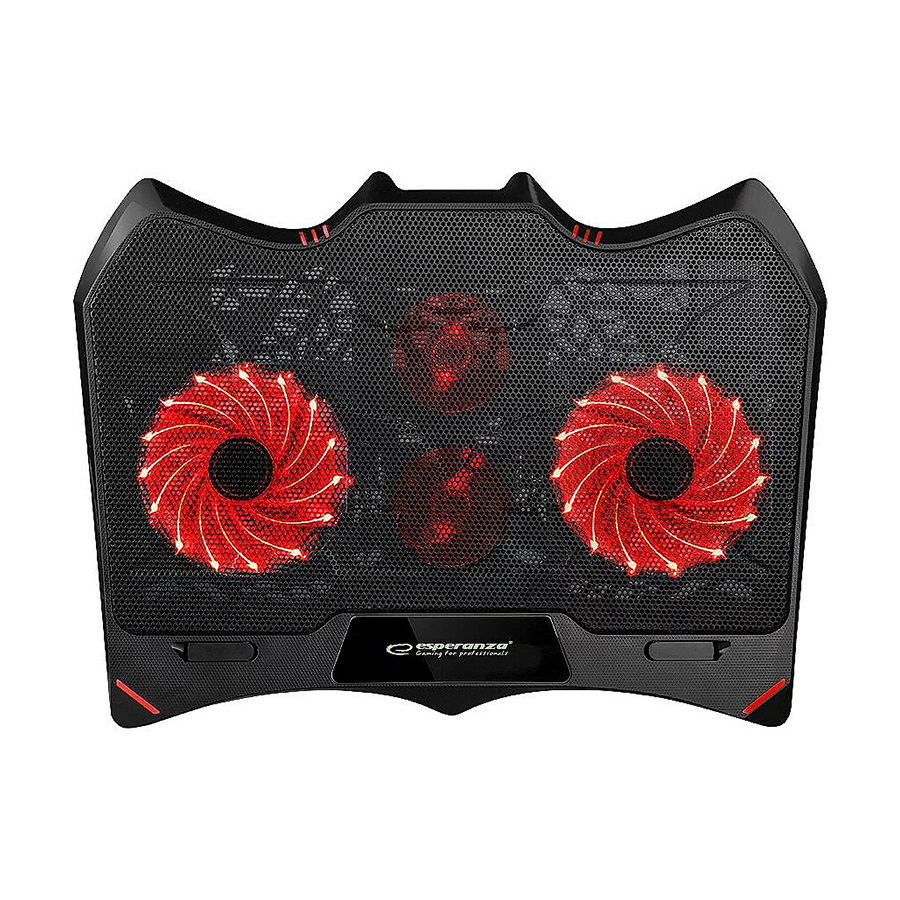 Postolje za notebook gaming ESPERANZA BURAN, LED illuminated, 4x ventilator, EGC102 - Image 6