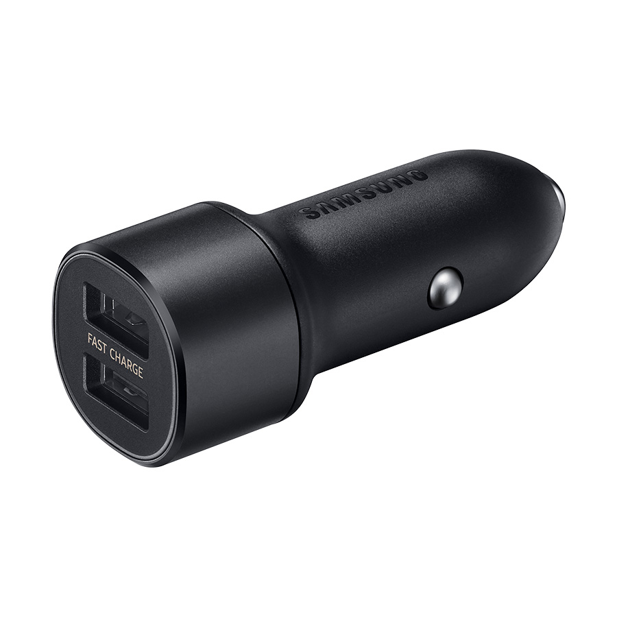 Auto punjač SAMSUNG ORG. Dual (Fast Charging Dual Port USB-A x2ea) Black EP-L1100NBEGWW - Image 3