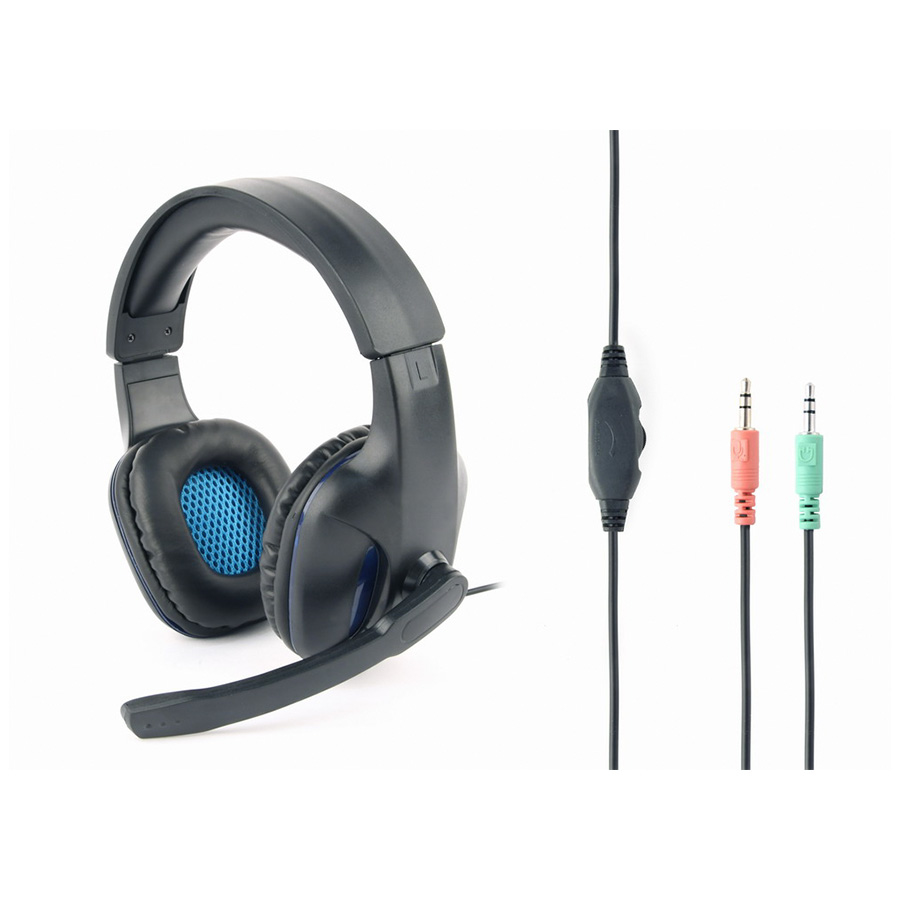 Slušalice sa mikrofonom GEMBIRD gaming, volume control, matte black, GHS-04 - Image 4
