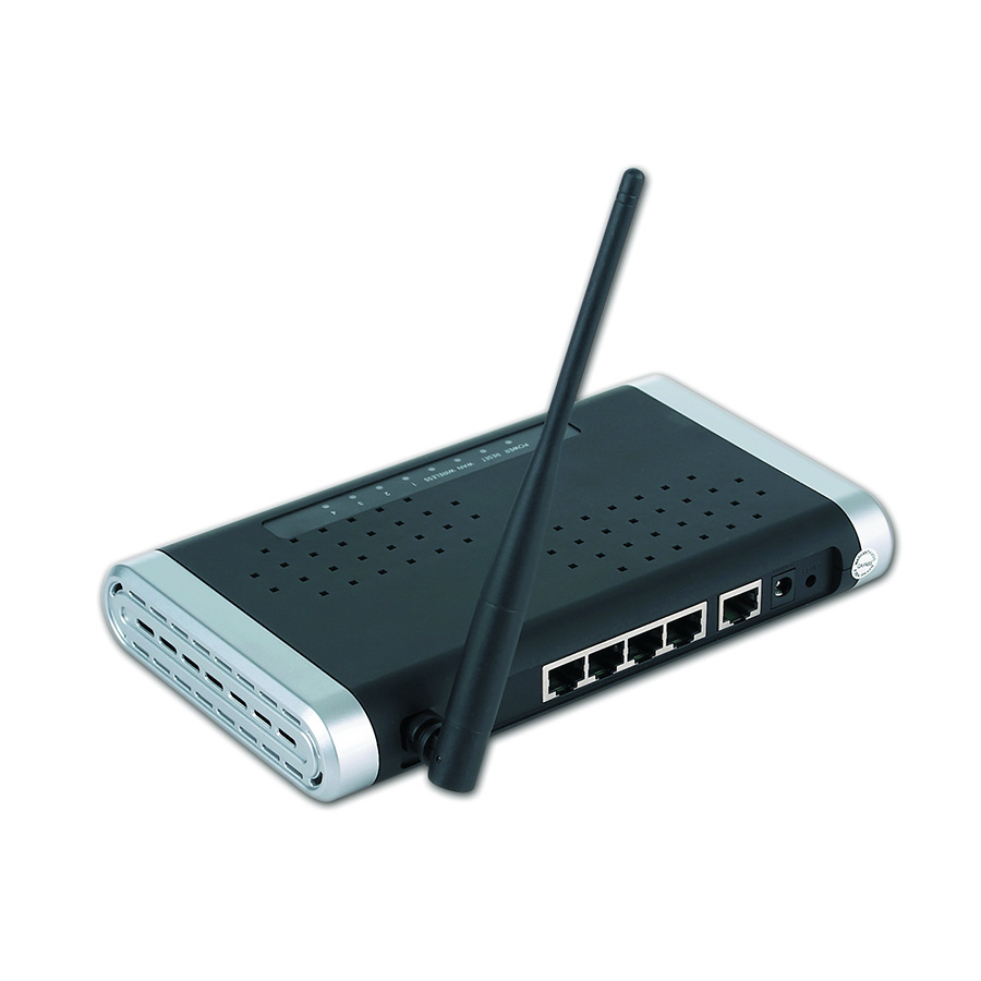 Router NSW-R2 WAN ROUTER, 1*WAN 10/100 , 4*LAN 10/100+802.11G 54M, GEMBIRD - Image 2