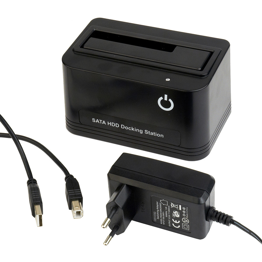 Postolje za externi 2,5" i 3.5" SATA HDD GEMBIRD, USB, black, HD32-U2S-5 - Image 4