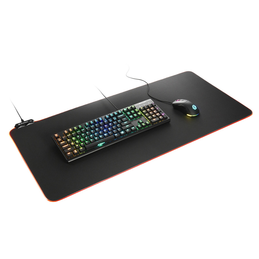Podloga za miš SHARKOON gaming 1337 Mat RGB V2 900, 900 x 425 x 3 mm - Image 9